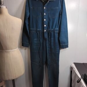 Fashion Nova Dark Blue Denim Jacket